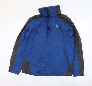 Crivit Mens Blue Rain Coat Size L Zip