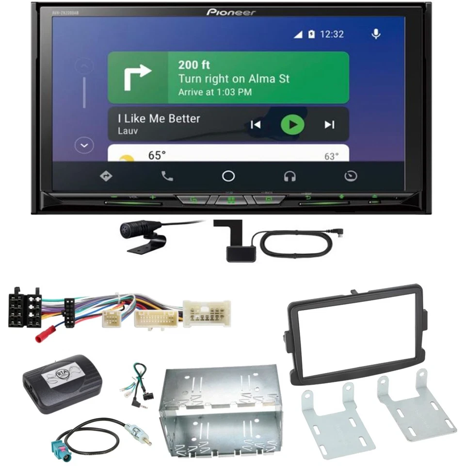 Pioneer AVH-Z9200DAB Android Auto Carplay Einbauset für Dacia Dokker Sandero - Bild 1 von 1