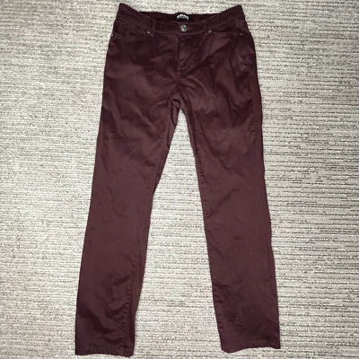 Buffalo Size 6/28 Women Dress Pants Hope Mid Rise Skinny Stretch Burgundy - Изображение 1 из 4