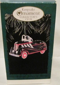 1996 HALLMARK - 1937 STEELCRAFT AUBURN BY MURRAY - ADORNO DE CLUB EN CAJA RAYADA - Imagen 1 de 1