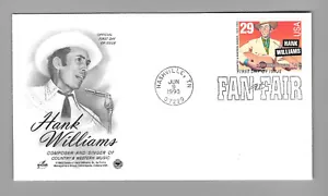Hank Williams US Postage Stamp First Day Issue Nashville Fan Fair June 1993 - Picture 1 of 1