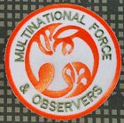 Multinational Force & Observers Patch Orange Hook & Iron-On Repro New A230