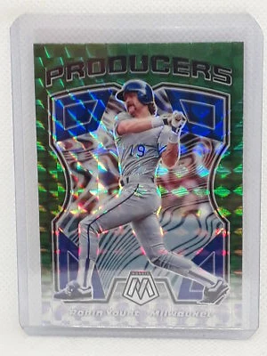 Robin Yount 2021 Mosaic Baseball - Producers GREEN #P9  - Milwaukee Brewers - Image 1 of 2