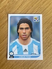 Panini 2010 World Cup sticker (South Africa) Number 124 CARLOS TEVEZ