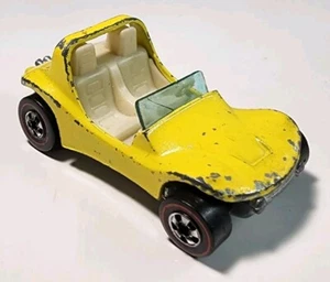 Hot Wheels Redline 1973 Enamel Yellow w/White Interior Dune Daddy 1/64 Diecast - Picture 1 of 11