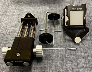 Minolta Focusing Rail , Slide Copier & Macro Stand for Auto Bellows Xlnt! - Picture 1 of 7