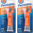 Permatex 81730 Flowable Silicone Windshield and Glass Sealer 3 oz (2 x 1.5oz)
