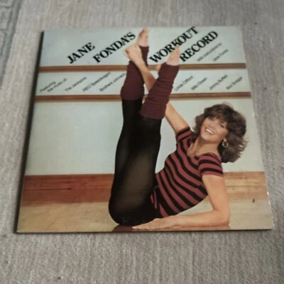 Jane Fonda's Workout Record - 1981 Columbia CX2 38054 Double Vinyl LP. - Image 1 of 4