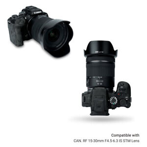 JJC Lens Hood for Canon RF 15-30mm F4.5-6.3 IS STM Lens Replace EW-73E (Ф67mm)