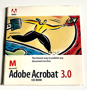 Adobe Acrobat 3.0 Mac OS 7 / Windows95 or NT PDF software vintage Distiller ATM