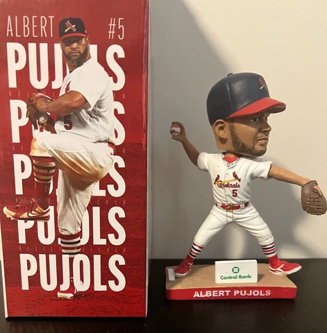 Albert Pujols Pitching SGA Bobblehead St. Louis Cardinals 4/1/2023 MLB Mystery Cover