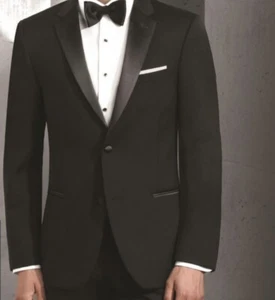 Tuxedo Black / Classic Fit / All Sizes / New NWT / 36 to 54 / Reg - Short - Long - Picture 1 of 3