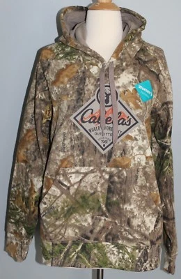 New CABELA'S Ladies Hoodie ZONZ Woodlands Camo S M L Women's Hooded Sweatshirt - Image 1 of 4