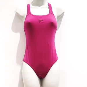Speedo One Piece Swimsuit Girl’s Size 10 Pink Bathers Sports Swimwear 11-12 Yrs - Picture 1 of 14