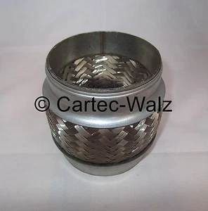 Tubo Flessibile Fascetta 90 X 100 MM Tubo di Riparazione Acciaio Inox - Foto 1 di 1