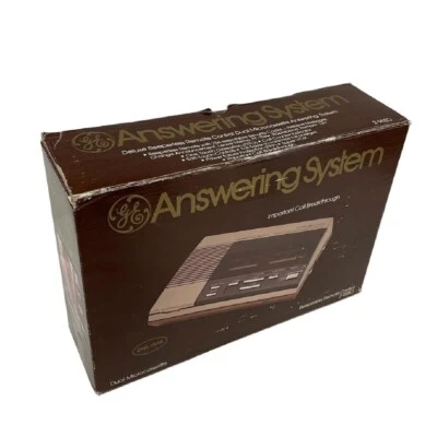 GE Deluxe Beeperless Answering System Machine 2-9880 Vintage 1991 Needs Work - Bild 1 von 4