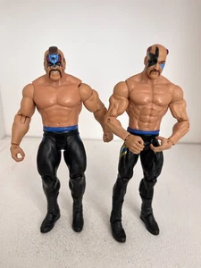 WWE ROAD WARRIORS MATTEL WRESTLING FIGUREN KAMPFPACKS SERIE 34 TIER & FALKE - Bild 1 von 5