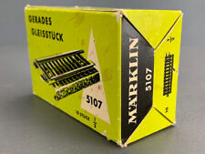 HO Märklin Metal Straight Section M Track 5107 1/2 w/Original Box 10x HO2725 LZ