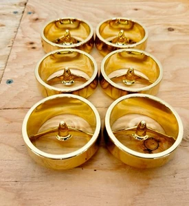 1963 63 Chevy Impala 24k Gold Plated Tail Light Ring Bezel - Picture 1 of 1