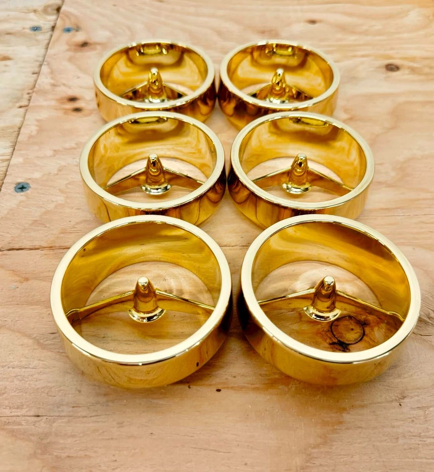 1963 63 雪佛兰 Impala 24k 镀金尾灯环边框 — 第 1/1 张图片