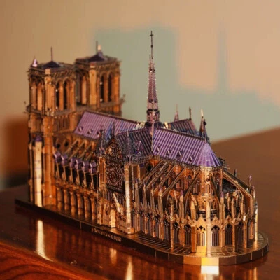 Piececool 3d Puzzle Notre-Dame De Paris Metall Puzzle Modell Halloween Geschenke - Bild 1 von 4