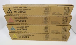4er Set MP C6003 Ricoh Savin Lanier Original Versiegelt Toner Magenta Cyan Gelb Bl - Bild 1 von 6