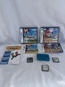 Nintendo DS- New Super Mario Bros.CIB- Mariokart Game Only -Mario & Sonic TESTED - Picture 1 of 18