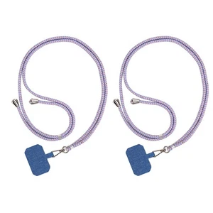 2 Kit Universal Phone Lanyard Case Cover Holder Sling Strap Neck Cord For iPhone - Picture 1 of 20