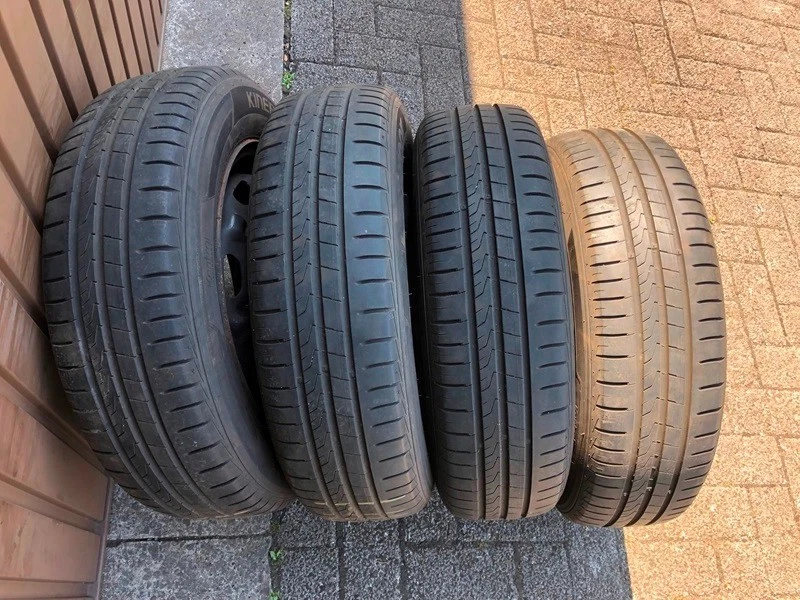 4xkomplette Sommerreifen+Felgen 165/70R14 85T für VW Polo 9N,Fox,Lupo,Seat Ibiza - Bild 1 von 4