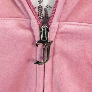Juicy Couture Velour Bling 3pc Outfit Set Rose Pink Party Women's Large NWT $209 - Picture 1 of 24