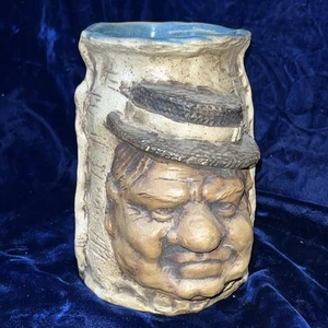 1971 Jim Rumph W.C. Fields Studio Pottery Mug Cup Tankard Vase Vintage - Picture 1 of 8