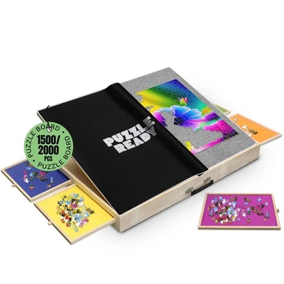 Wood Jigsaw Puzzle Board 1500pc 36x27in - Organizing Trays  Storage Solutions - Image 1 of 4