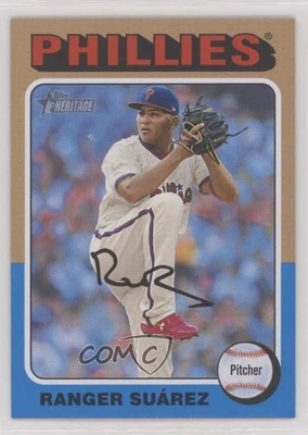 2024 Topps Heritage High Number Zach DeLoach Ranger Suarez #622 Rookie RC - Image 1 of 2