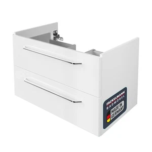 Fackelmann MILANO Waschbeckenunterschrank 80 cm Badmöbel in Weiß MADE IN GERMANY - Bild 1 von 8
