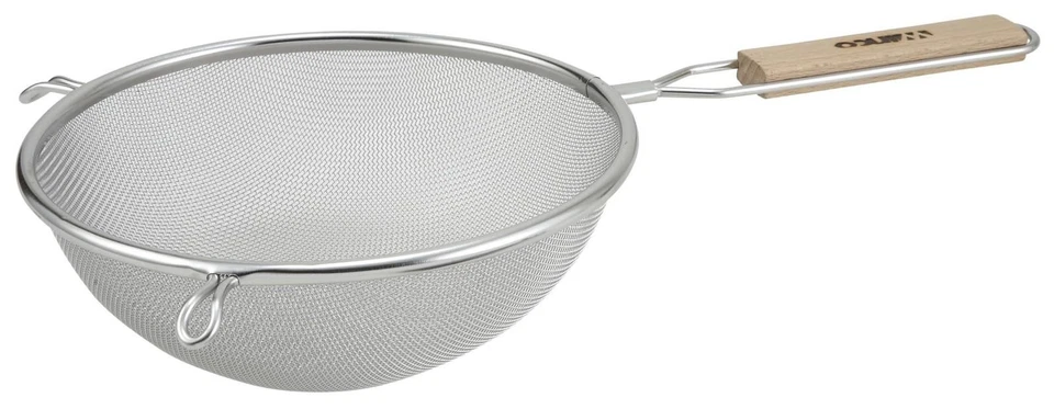 Food Strainer With Single Fine Mesh WinCo for Cooking Kitchen 8 Inch Diameter
