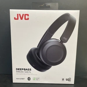 JVC Wireless Bluetooth Foldable Deep Bass On Ear HA-S31BT Headphones, Black - Picture 1 of 3