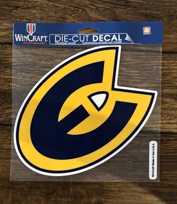 Wisconsin Eau Claire Blugold 8x8 Die Cut Decal Window Film - Image 1 of 2