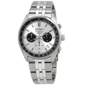 Reloj para hombre Seiko SSB425P1 cronógrafo 41 mm esfera plateada Panda conceptual cuarzo - Imagen 1 de 3