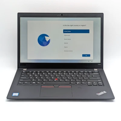 Lenovo ThinkPad T480s 14" Intel i7-8550U 8GB DDR4 512GB SSD Windows 11 Home - Image 1 of 4