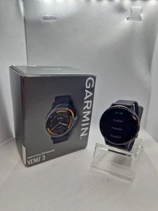 Garmin Venu 3 GPS multi sports Smart Watch Black 45mm with box - Picture 1 of 12