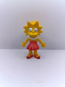 Vintage 1990 Lisa Simpson biegbar 4" PVC Figur Kuchen Topper The Simpsons EG Rarität - Bild 1 von 3