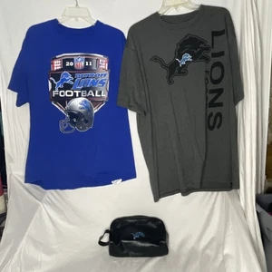 Lote 2 camisetas XL y bolsa de viaje Detroit Lions - Imagen 1 de 13