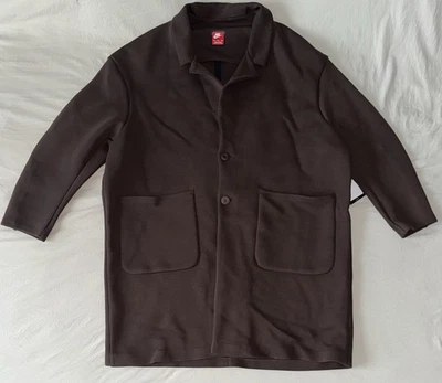 Nike Sportswear Tech Fleece Reimagined Mens XXL Brown Trench Coat FN0601-237 NWT - Image 1 of 4