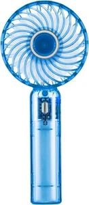 Mini Portable Personal Transparent Fan Small Handheld Fan with 3 Speeds and USB - Picture 1 of 7