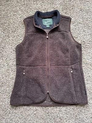 Chaleco Woolrich Jaspeado Oscuro Cremallera Completa Poliéster Vellón Talla M Mediano Para Mujer’s Foto 1 de 4