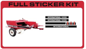 International 445D Baler Sticker Kit / Decals - Picture 1 of 3