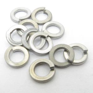Split / Lock Washer, #6 x 1/4", Stainless Steel, 200pcs - Picture 1 of 1