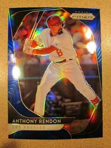2020 PANINI BLUE PRIZM #1 ANTHONY RENDON LOS ANGELES ANGELS