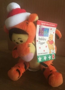 Winnie The Pooh HOLIDAY Tigger Plush Animal 7" - Picture 1 of 3