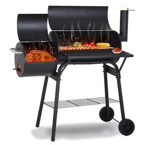 Outdoor Charcoal Grill Smoker Charcoal Barbecue Grill with Large Cooking Area - Picture 1 of 5